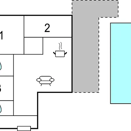 Prázdninový dům 3 Bedroom Amazing In Sikici *